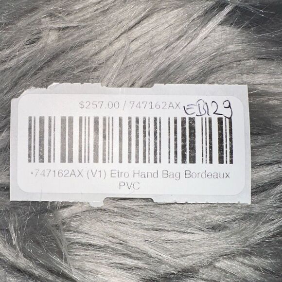 Etro Handbag Bordeaux - Picture 6 of 11